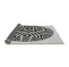 Thickness of Patterned Platinum Gray Rug, pat507gry