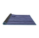Thickness of Patterned Deep Periwinkle Purple Rug, pat510blu