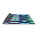 Thickness of Patterned Blue Rug, pat511lblu