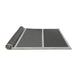 Thickness of Patterned Gunmetal Gray Rug, pat512gry