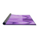 Thickness of Patterned Violet Purple Rug, pat513pur