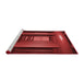 Sideview of Machine Washable Transitional Red Rug, wshpat515rd