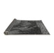 Thickness of Patterned Charcoal Black Rug, pat519gry