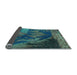 Thickness of Patterned Deep-Sea Blue Rug, pat519lblu