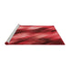 Machine Washable Transitional Red Rug in a Bedroom, wshpat52rd