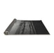 Thickness of Patterned Gunmetal Gray Rug, pat522gry