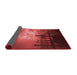 Thickness of Patterned Red Rug, pat524rd