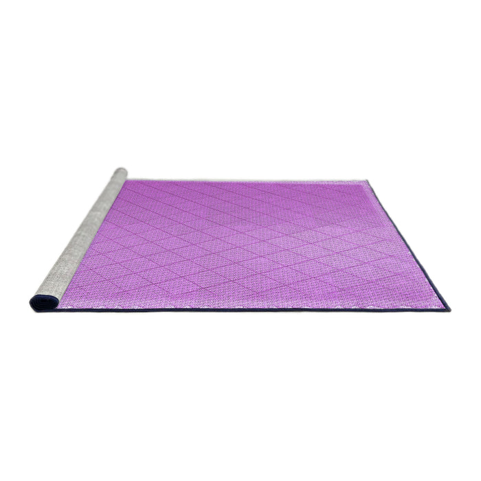 Sideview of Machine Washable Transitional Violet Purple Rug, wshpat525pur