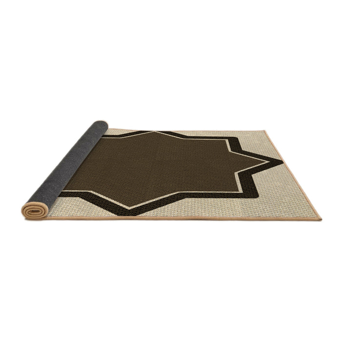 Thickness of Patterned Bakers Brown Rug, pat533brn