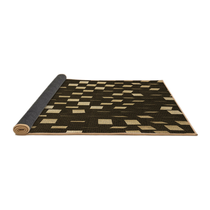 Thickness of Patterned Brown Rug, pat534brn