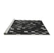 Sideview of Machine Washable Transitional Platinum Gray Rug, wshpat534gry