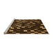 Sideview of Machine Washable Transitional Light Brown Rug, wshpat534org