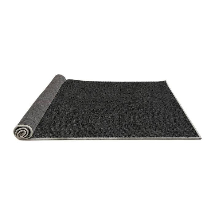 Thickness of Patterned Midnight Gray Rug, pat537gry