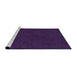 Sideview of Machine Washable Transitional Deep Purple Rug, wshpat537pur