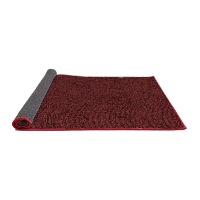 Thickness of Patterned Red Rug, pat537rd