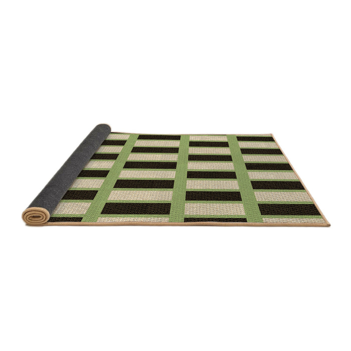Thickness of Patterned Milk Chocolate Brown Rug, pat544brn