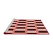 Sideview of Machine Washable Transitional Pastel Pink Rug, wshpat544rd