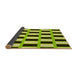 Thickness of Patterned Green Yellow Green Rug, pat544yw