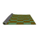 Thickness of Patterned Green Rug, pat545grn