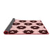 Thickness of Patterned Pink Rug, pat548rd