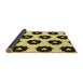 Thickness of Patterned Bakers Brown Rug, pat548yw