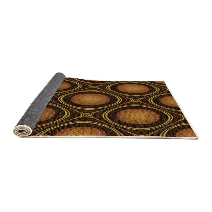 Patterned Black Brown Rug, pat55org