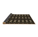 Thickness of Patterned Black Rug, pat551brn