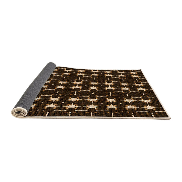 Thickness of Patterned Light Brown Rug, pat551org