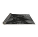 Thickness of Patterned Charcoal Black Rug, pat559gry