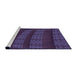 Sideview of Machine Washable Transitional Dark Purple Rug, wshpat560pur