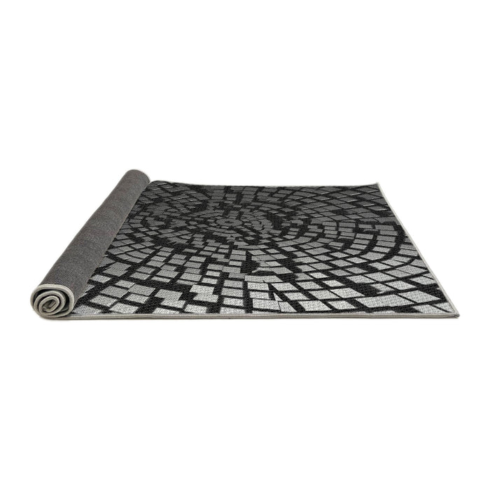Thickness of Patterned Gray Rug, pat561gry