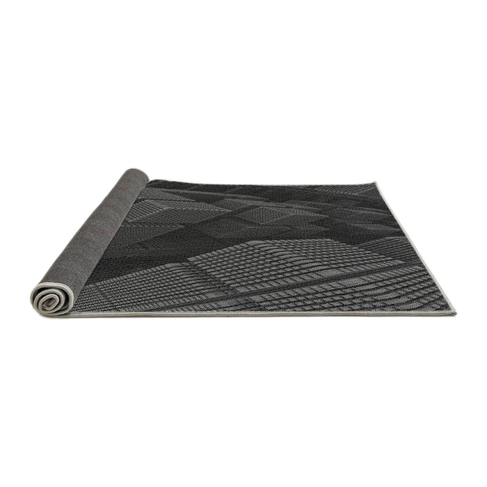 Thickness of Patterned Ash Gray Rug, pat564gry