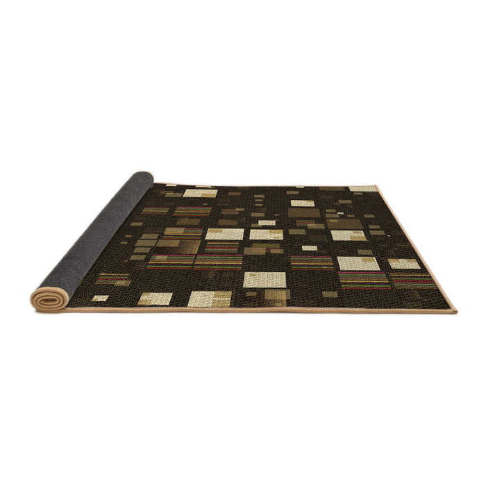 Thickness of Patterned Oak Brown Rug, pat565brn