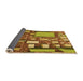 Thickness of Patterned Yellow Rug, pat566org