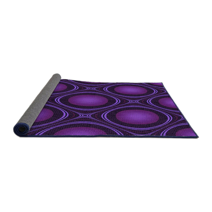 Patterned Indigo Purple Rug, pat57pur