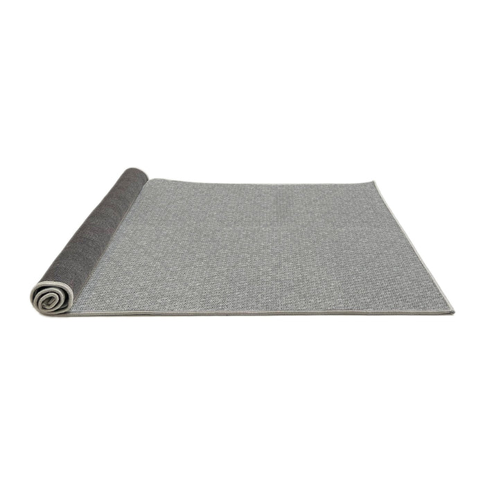 Thickness of Patterned Silver Gray Rug, pat571gry
