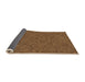 Thickness of Patterned Saddle Brown Rug, pat577org