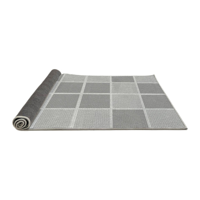 Thickness of Patterned Platinum Silver Gray Rug, pat578gry