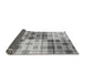 Thickness of Patterned Silver Gray Rug, pat579gry