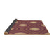 Patterned Sunrise Orange Rug, pat58brn