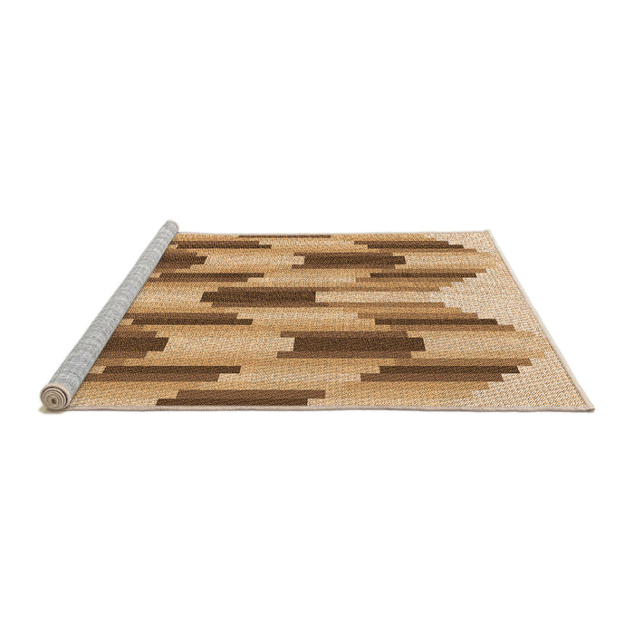 Sideview of Machine Washable Transitional Red Rug, wshpat581org