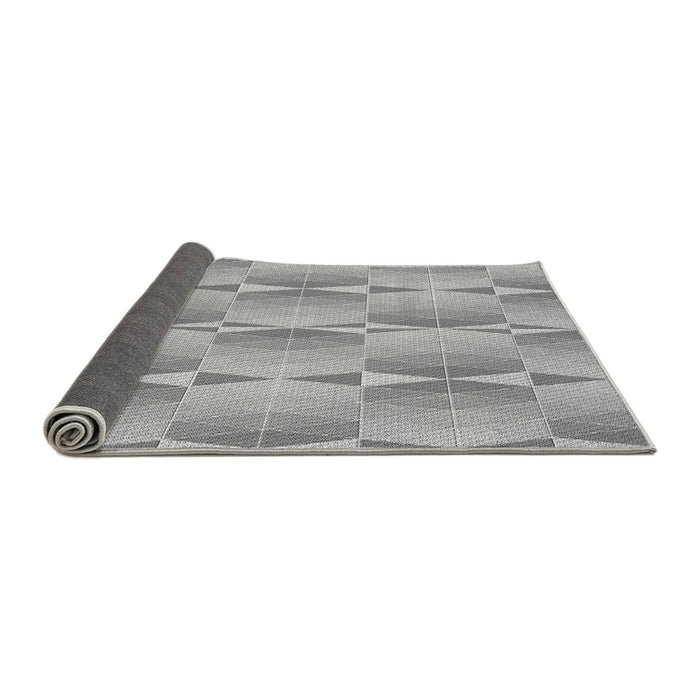 Thickness of Patterned Gray Rug, pat583gry