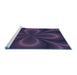 Machine Washable Transitional Purple Rug in a Bedroom, wshpat59blu