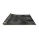 Thickness of Patterned Charcoal Black Rug, pat59gry