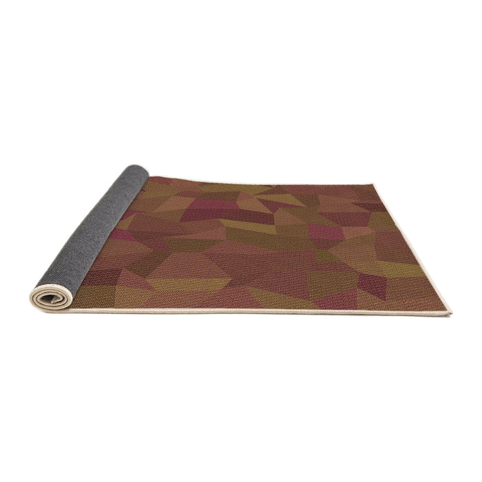 Thickness of Patterned Red Rug, pat590org