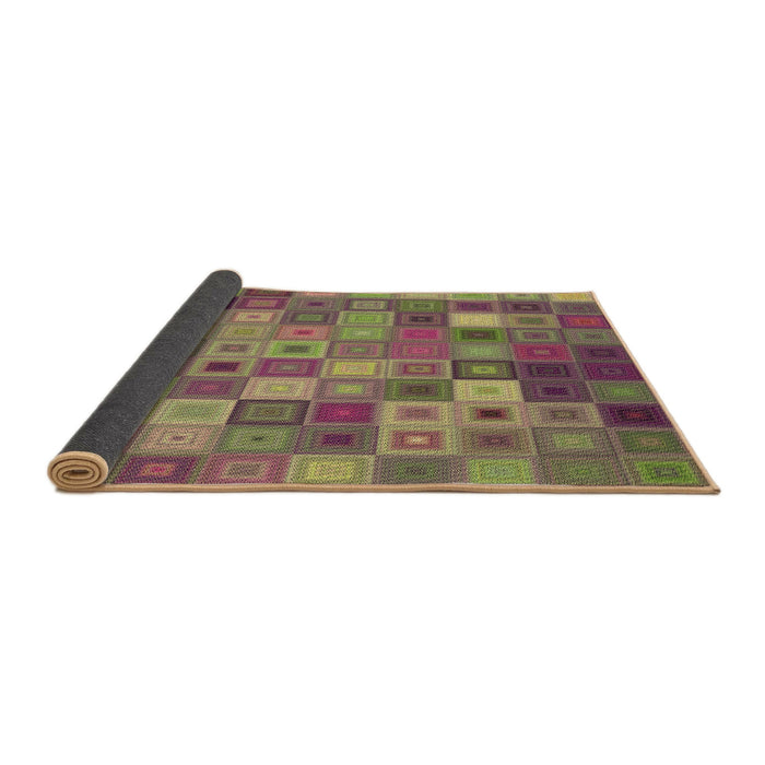 Thickness of Patterned Brass Green Rug, pat592brn