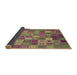 Thickness of Patterned Brass Green Rug, pat592brn