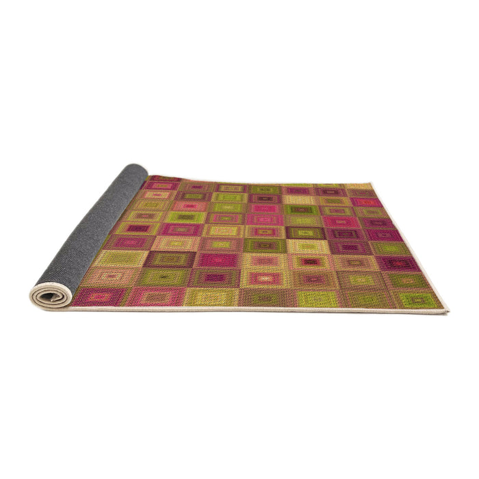 Thickness of Patterned Red Rug, pat592org