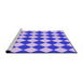 Sideview of Machine Washable Transitional Mauve Purple Rug, wshpat593pur