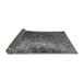 Thickness of Patterned Gray Rug, pat595gry